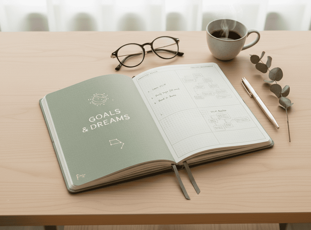 Tracking Goals Dengan Notebook Custom Aesthetic