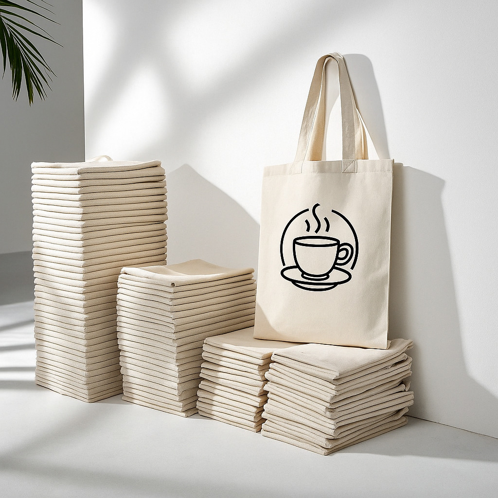 Totebag Kanvas detail